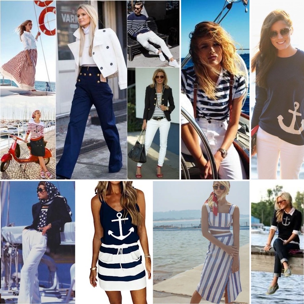 Vintage nautical blouse